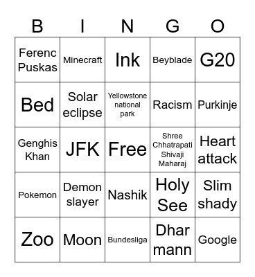 Ipl Bingo Card