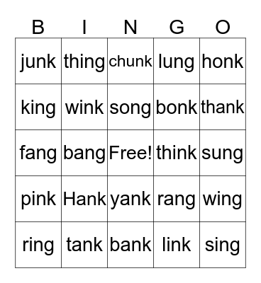 Welded Sounds * Bingo Card