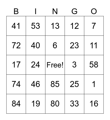 Liquid Library Bingo Card