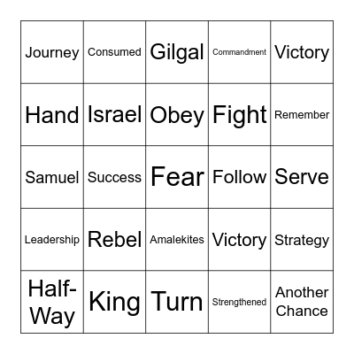 3.23.25 _ 1 Samuel 15 Bingo Card