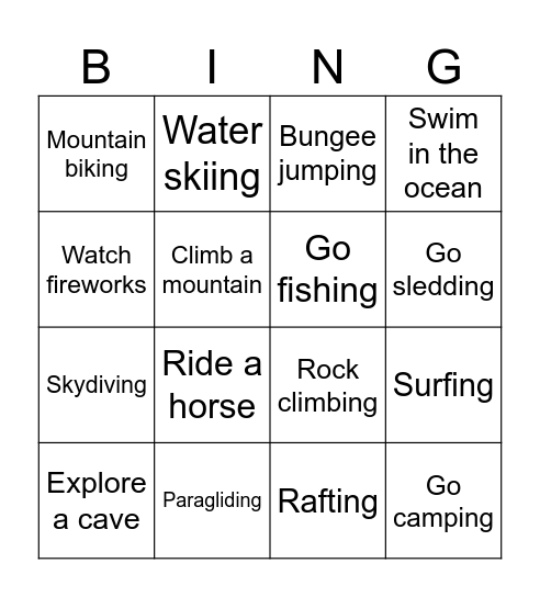 CO6 Unit 4 Bingo Card