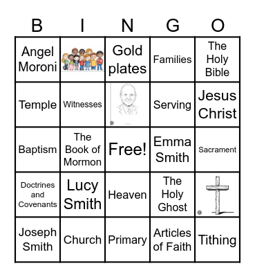 The Scriptures Bingo Card