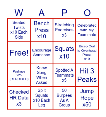 Work Always Pays Off Bingo Card