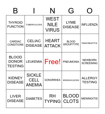 EGH MED LAB WEEK 2025 Bingo Card