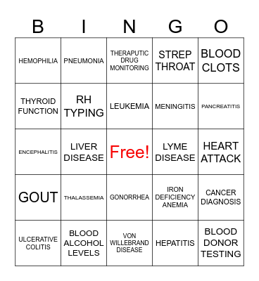 EGH MED LAB WEEK 2025 Bingo Card
