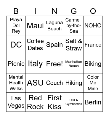 Hoyland's Bingo Card