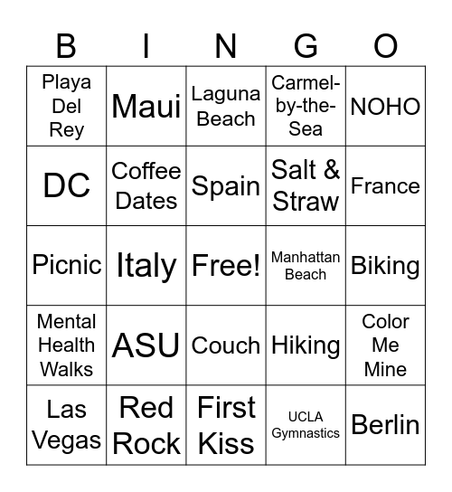 Hoyland's Bingo Card