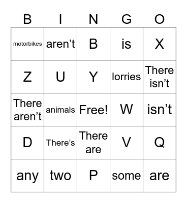 PU Bingo w5 Bingo Card