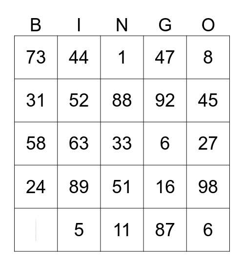 Women's Day Bingo Card