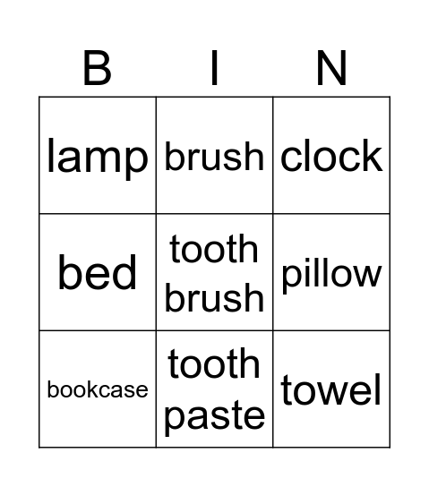 What is it? Bingo Card
