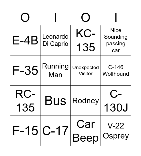 BingoHall Bingo Card