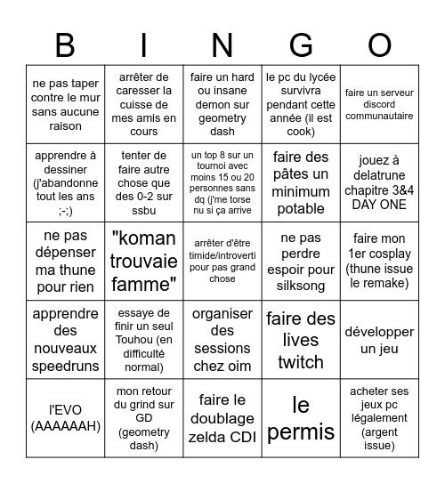 Bingo 2025 Cauco Bingo Card