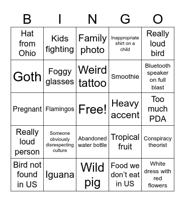 Day 4 Bingo Card