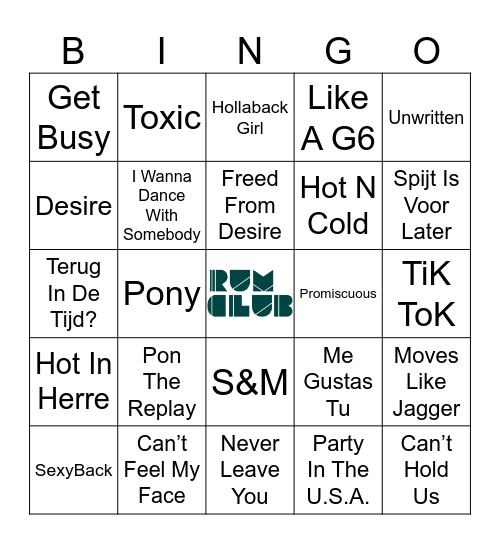 ronde 2 Bingo Card