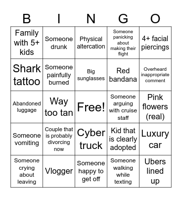 Day 5 Bingo Card