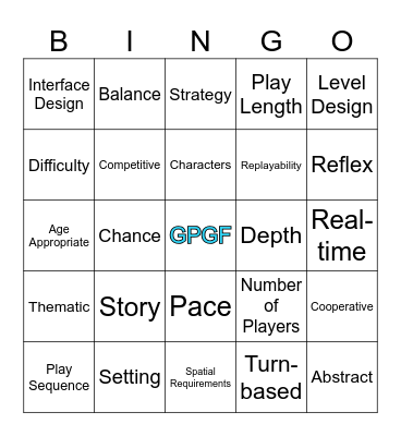BADGE WORKSHOP Bingo Card