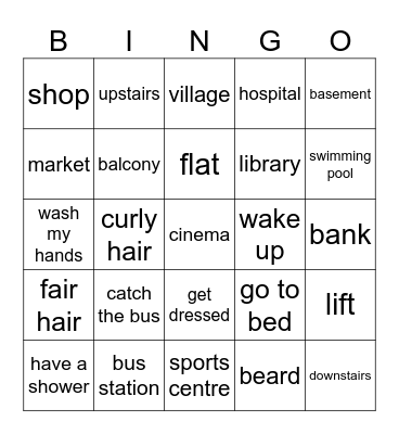 Review 1-4 Bingo Card
