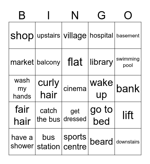 Review 1-4 Bingo Card