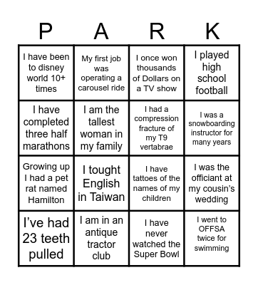 GUESS WHO ??? Bingo Card