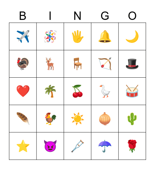 Loteria Bingo Card