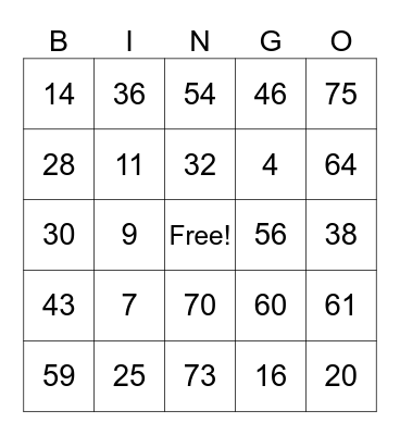 Office Pride Bingo Card