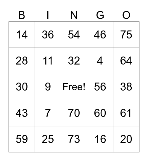 Office Pride Bingo Card
