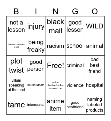 tomorrow's teachings Bingo Card