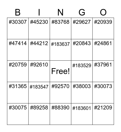 Math Interim Items:                          Communicating Reasoning Bingo Card