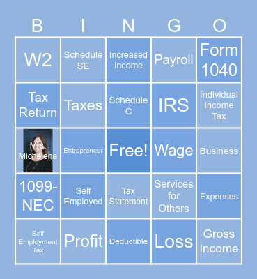 Self Employment BINGO Card