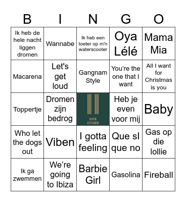 FOUTE MUZIEK Bingo Card