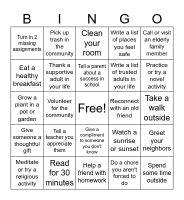 Spring Fling Bingo 2025 Bingo Card
