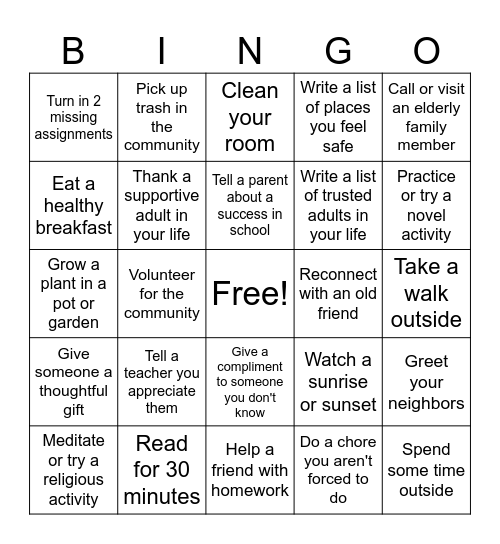 Spring Fling Bingo 2025 Bingo Card