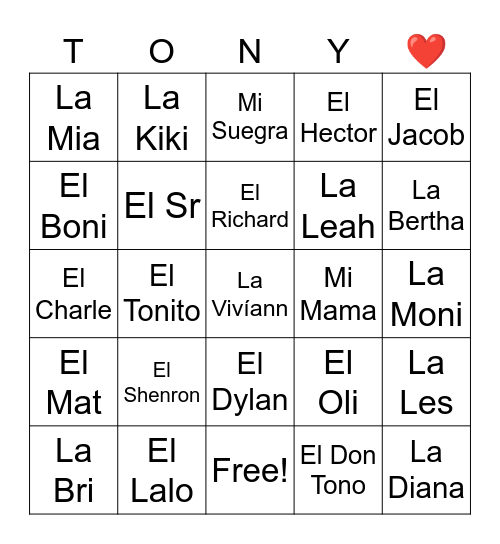 Happy Birthday Bingo Card