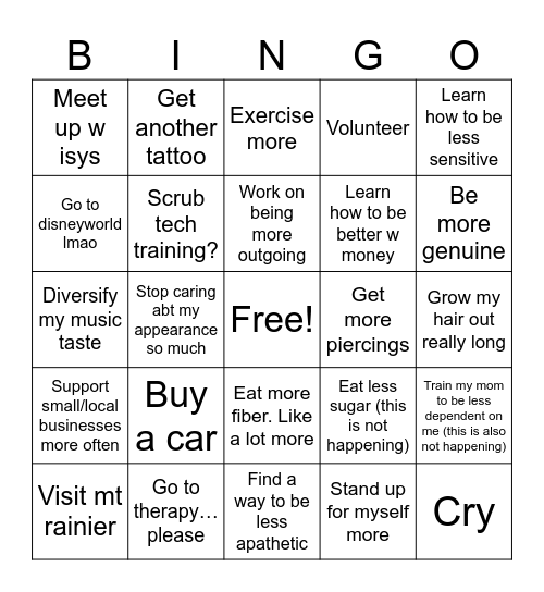 2025 bingo card Bingo Card