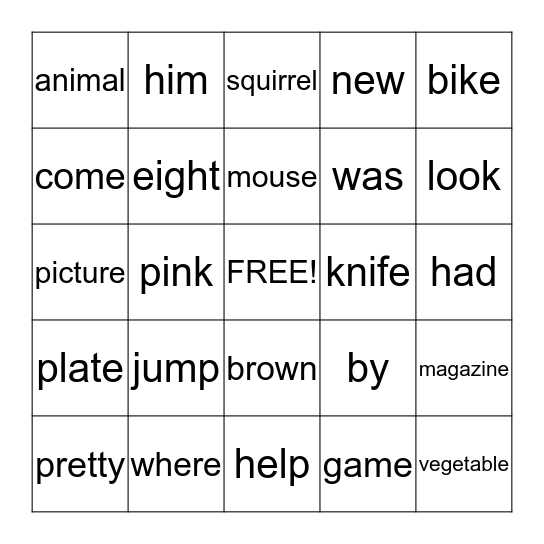 Frank is awesome! Bingo Card