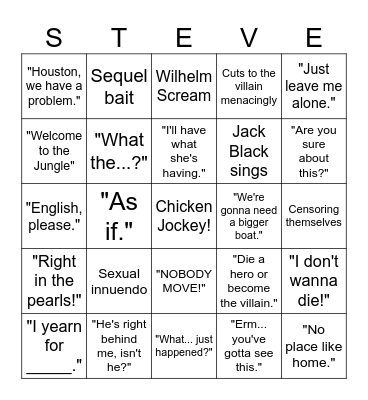 Minecraft Bingo Card