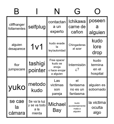 SENRITSU KAIKI FILE 05 Bingo Card