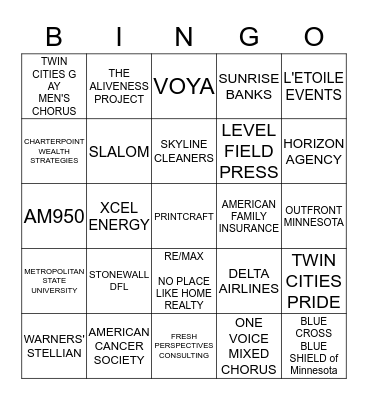 Welcome to NCOD 2016! Bingo Card