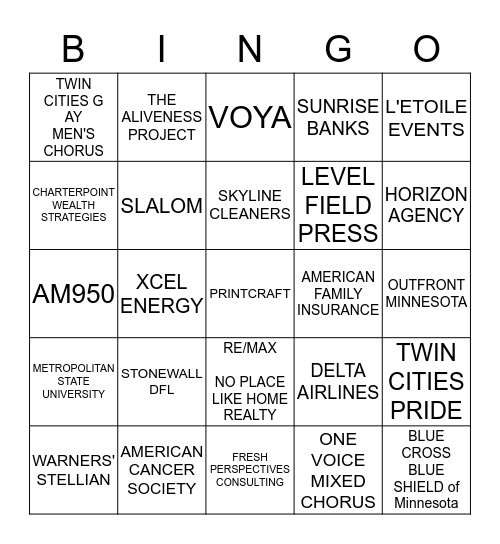 Welcome to NCOD 2016! Bingo Card