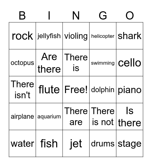 VA class Bingo Card