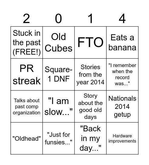 Zachary Pascalar Bingo! Bingo Card
