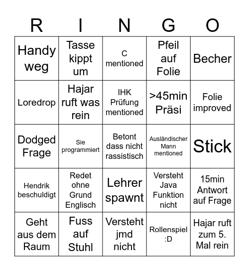 v2 Bingo Card