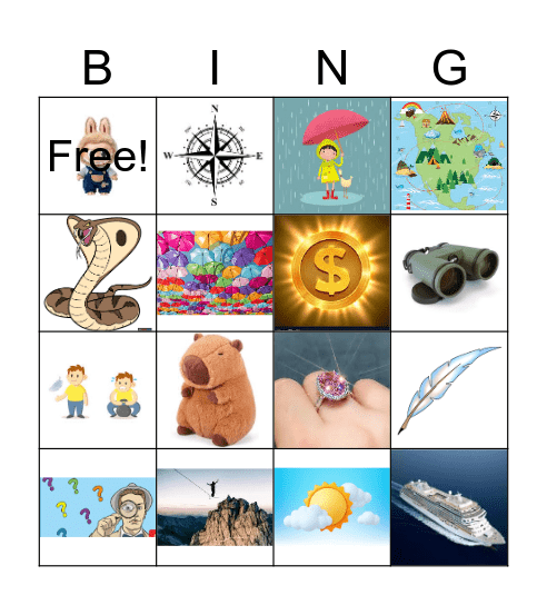 FIND ME! Bingo Card
