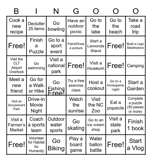 DHL 1579 Transportation Bingo Card