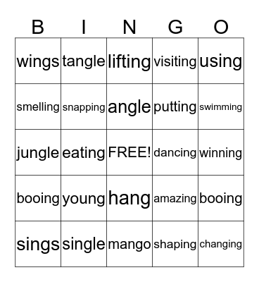 SUMMER FUN! Bingo Card