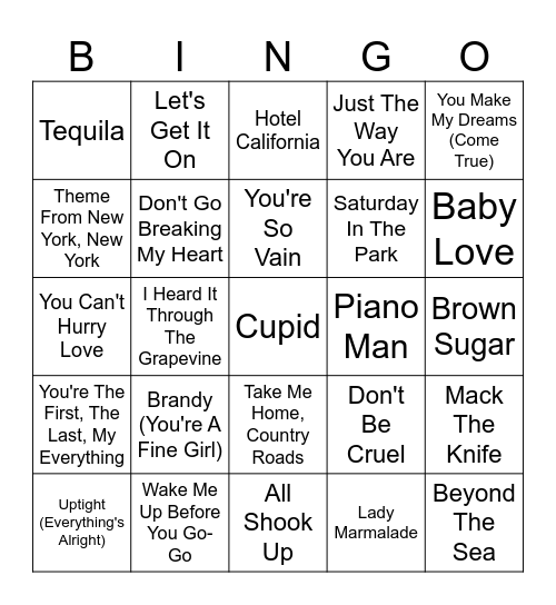 Franklinville Senior Center Bingo Card