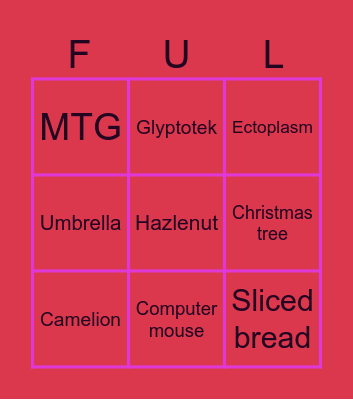 Wiki speedrun Bingo Card