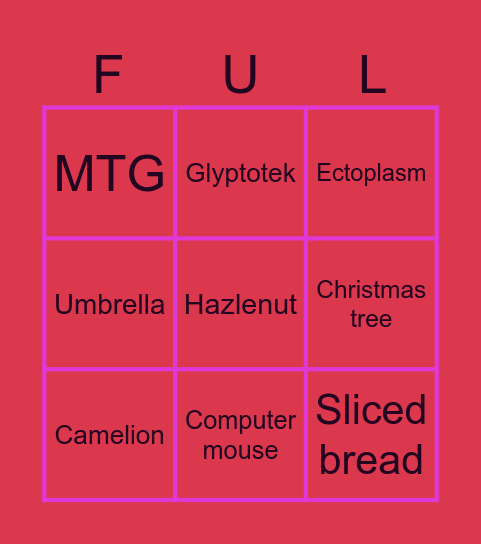 Wiki speedrun Bingo Card