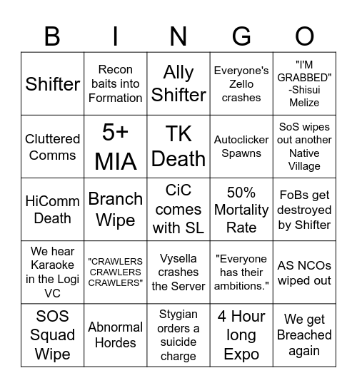 South 3 Expo Bingo Card