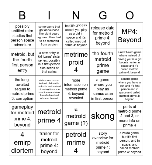 switch 2 direct bingo Card